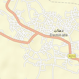 Demnate Street Map