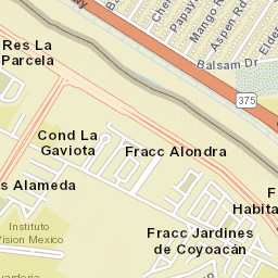 7288 Balsam Dr, El Paso, TX 79915, Street Map