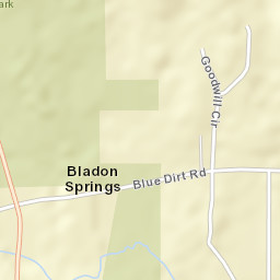 Bladon Springs Alabama Street Map