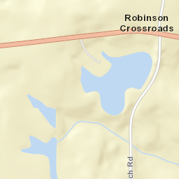 Robinson Crossroads Alabama Street Map