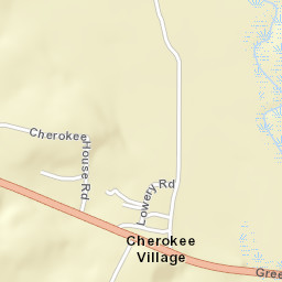 Cherokee Village Alabama Street Map
