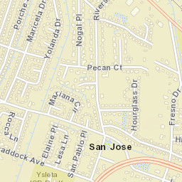 100-212 Fresno Dr, El Paso, TX 79915, Street Map