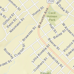 1214-1282 West Austin Avenue, Brownwood Street Map