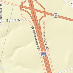 Fairfield, TX, USA Street Map