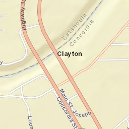 US-425 Clayton LA 71326 America Street Map