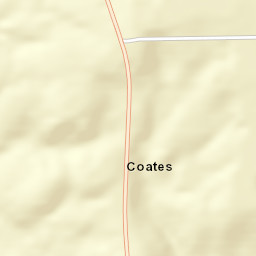 Coates Alabama Street Map
