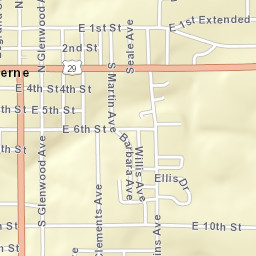 Luverne Alabama Street Map