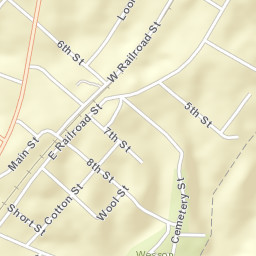 W Railroad St, Wesson, MS 39191, Street Map