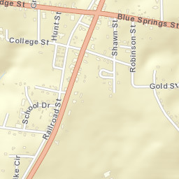 Clio Alabama Street Map