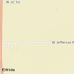 Elfrida Arizona Street Map