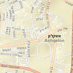 Ashkelon Street Map