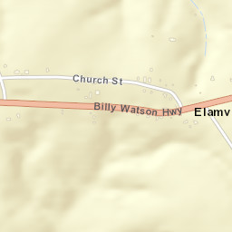 Elamville Alabama Street Map