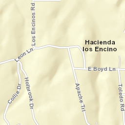 Hacienda Los Encino Arizona Street Map