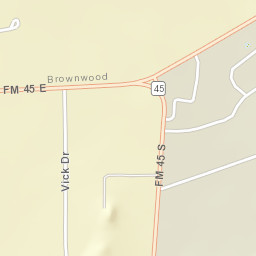 4611 Farm to Market Road 45, Brownwood Street Map
