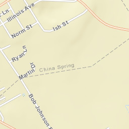 101-161 Seven Springs China Spring TX Street Map