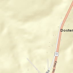Doster Alabama Street Map