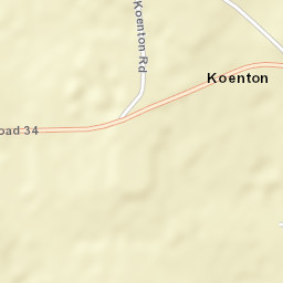 Koenton Alabama Street Map
