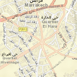 Marrakesh Street Map