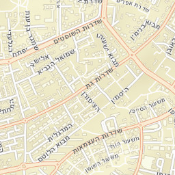 Qiryat Gat Street Map