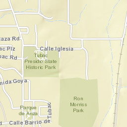 Tubac Arizona Street Map