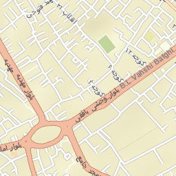 Bafq Street Map