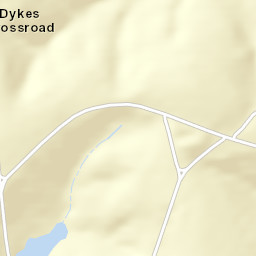 Dykes Crossroad Alabama Street Map