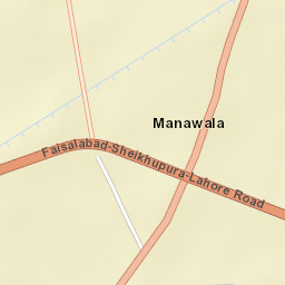 Mananwala Street Map