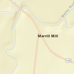 Merrill Mill Alabama Street Map