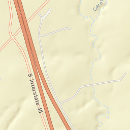 Interstate 45, Teague, TX 75860, USA Street Map