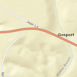 Gosport Alabama Street Map