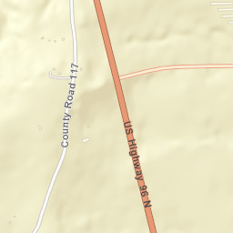 Farm to Market 3451, San Augustine, TX Street Map