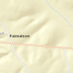 Fairnelson Alabama Street Map