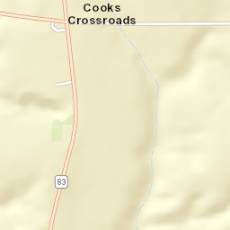 Cooks Crossroads Alabama Street Map