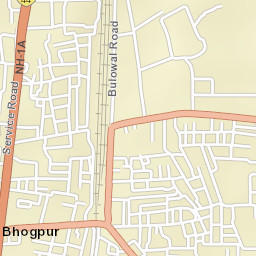 Bhogpur Street Map