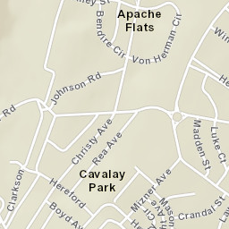 Apache Flats Arizona Street Map