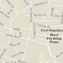 West Pershing Plaza Arizona Street Map