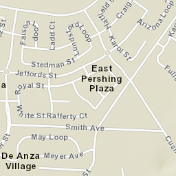 East Pershing Plaza Arizona Street Map