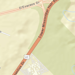 Devereaux Drive Natchez MS 39120 Street Map