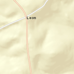 Leon Alabama Street Map