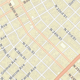 2401-2405 Colonial Avenue, Waco, TX  Street Map