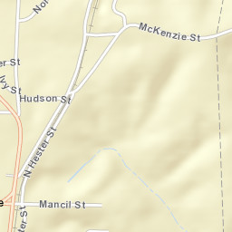McKenzie Alabama Street Map