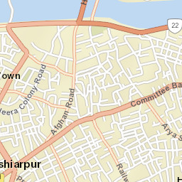 Hoshiarpur Street Map