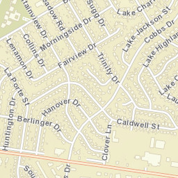 5620-5698 Lake Highlands Drive Waco TX Street Map