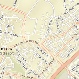 Sederot Street Map