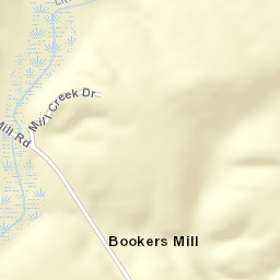 Bookers Mill Alabama Street Map
