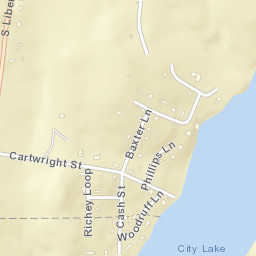 Cartwright St, San Augustine, TX 75972, USA Street Map