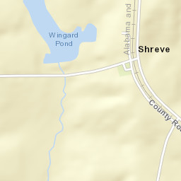 Shreve Alabama Street Map