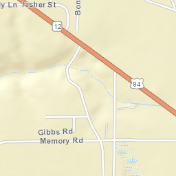 Mexboro Alabama Street Map