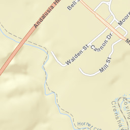 Dozier Alabama Street Map