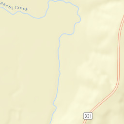 Farm to Market 831, Oakwood, TX 75855 Street Map